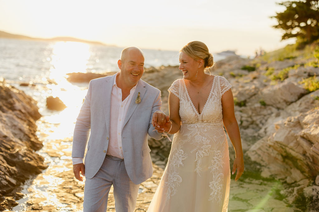 Elegant and refined Olive themed Wedding Hvar